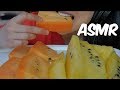 ASMR Yellow Orange JUICY WATERMELON Refreshing Crunchy EATING SOUNDS SAS ASMR