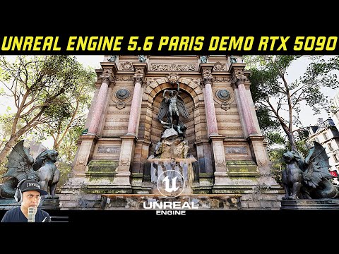 Unreal Engine 5.6 Paris Demo RTX 5090