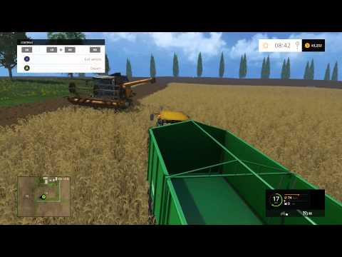 Farming Simulator 15 Xbox One Empty The Harvester Into The Tipper