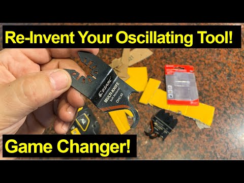 REINVENT your Oscillating Tool! EZARC Hook and Knife Oscillating Blades