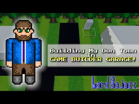 I'm Building My Own Town and Sprites In Game Builder Garage!