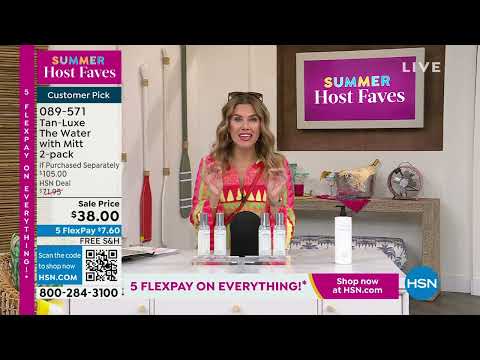 TanLuxe 2pack Light/Medium The Water with Mitt