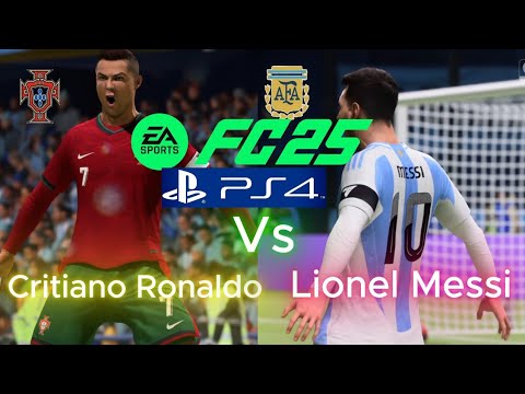 FC 25 PS4 Ronaldo Vs Messi Celebrations