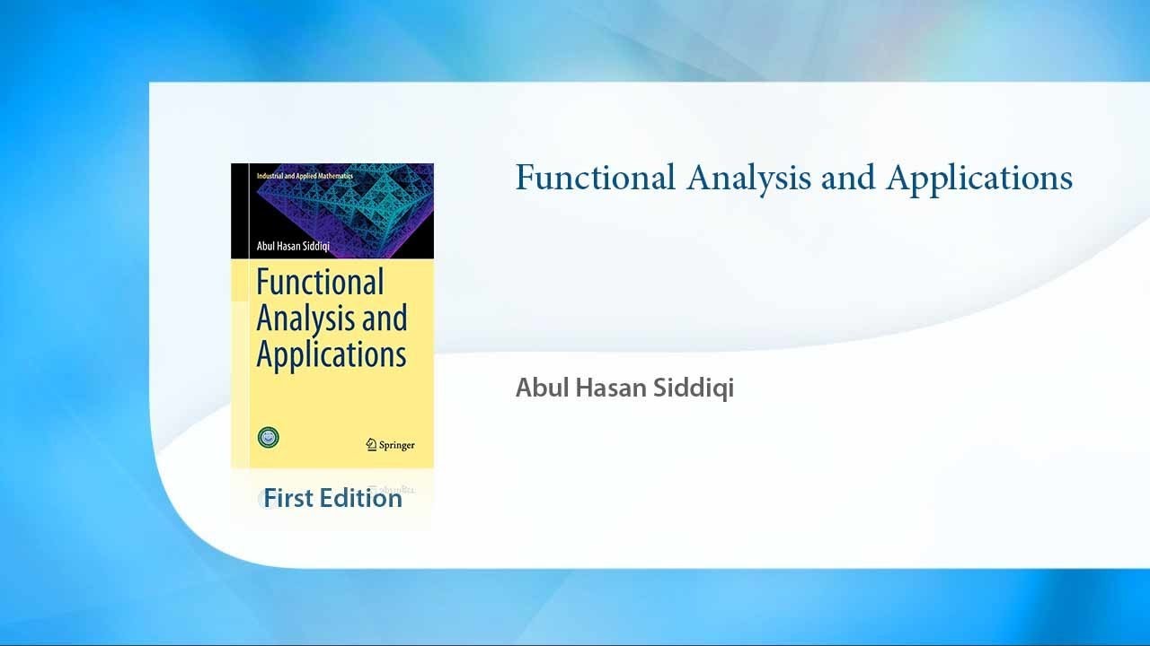 Functional Analysis and Applications