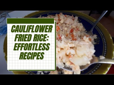 HOW TO MAKE CHICKEN CAULIFLOWER FRIED RICE - EASY RECIPE TUTORIAL