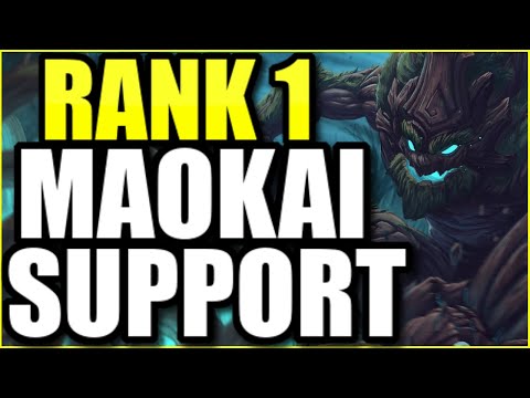 (EDUCATIONAL) THIS IS HOW YOU PLAY FULL AP MAOKAI LIKE THE RANK 1 MAOKAI SUPPORT - League of Legends