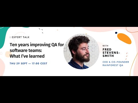 Fred Stevens-Smith - CEO @Rainforestqa - YouTube