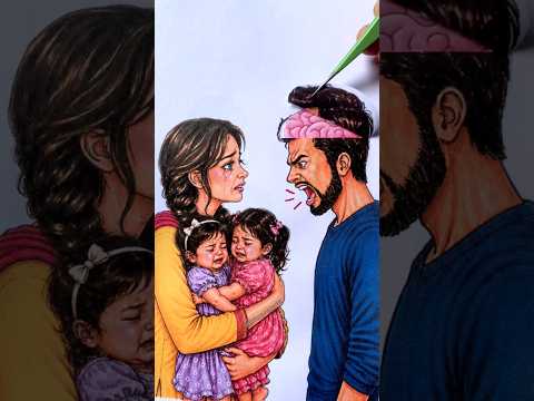 Careless father part 2💔😰😭 | and cheater husband#art #shorts
