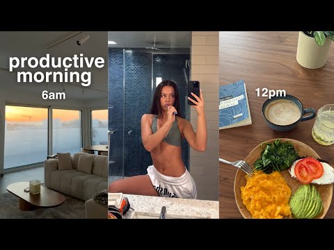 productive morning routine as a self-employed