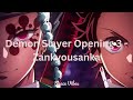 Demon Slayer Opening 3 Zankyousanka Lyrics Aimer