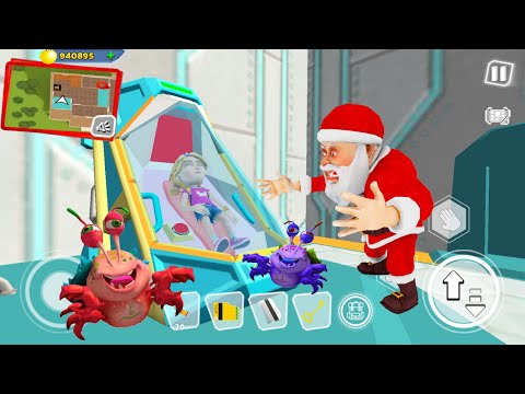Dark Riddle Update 5.0.0 | Part 1 ( Santa Claus ) Gameplay Walkthrough ( Android / IOS )