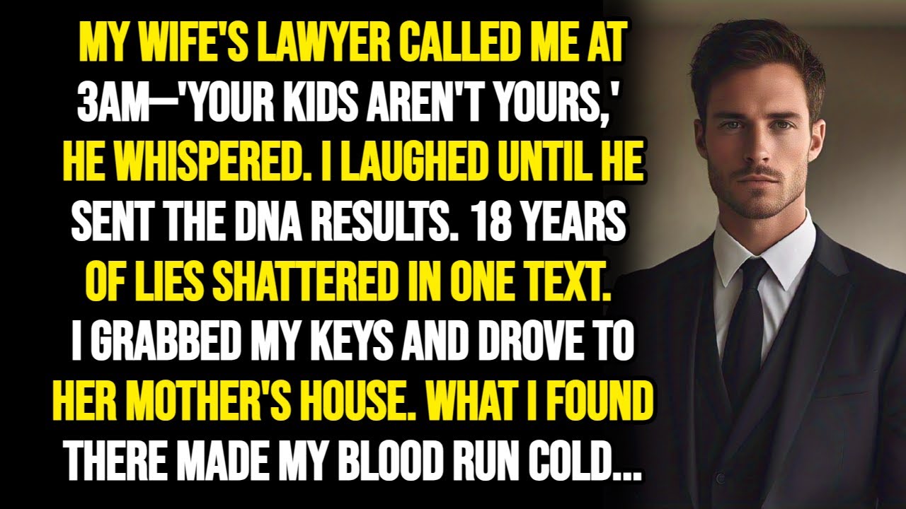 My Wife's Lawyer Called Me at 3AM—Then He Whispered Something That Destroyed My 18-Year Marriage...