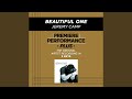 Beautiful One Performance Track In Key Of D With Background Vocals