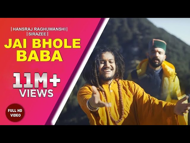 Jai Bhole Baba Lyrics by Hansraj Raghuwanshi and Sirazee