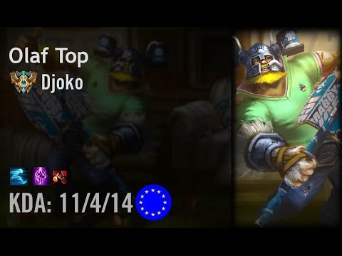 Olaf Top vs Nasus - Djoko - EUW Challenger Patch 6.13