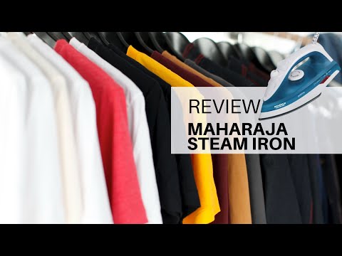 1300 watt maharaja pristine blue steam iron philips usha bla...