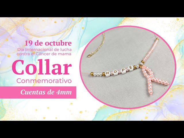 Vídeo relacionado con TEAMER Collar delicado con forma de corazón para la lucha contra el cáncer de mama Colgante de lazo rosa Joyería para mujeres que luchan por la concienciación sobre el cáncer de mama (Plata)