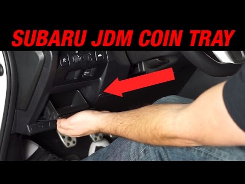 Subaru JDM Coin Tray (2015 - 2020 WRX/STI + More) Install and Overview