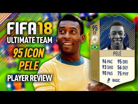 FIFA 18 PELE (95) *ICON* PLAYER REVIEW! FIFA 18 ULTIMATE TEAM!