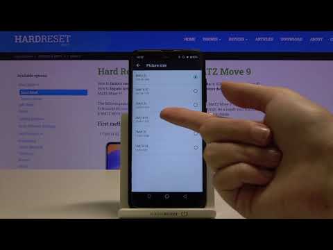 Change Photo Size - KRUGER & MATZ Move 9 & Camera Features