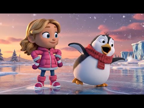 🐧 Dansul Pinguinului | Cântec Vesel de Iarnă pentru Copii ❄️ Animație 3D – Happy Kids România