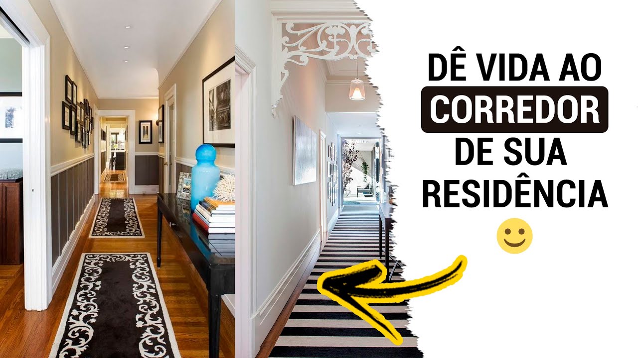 Corredores - 367 Ideias Para Decorar o Corredor e Dar Vida ao Espaço