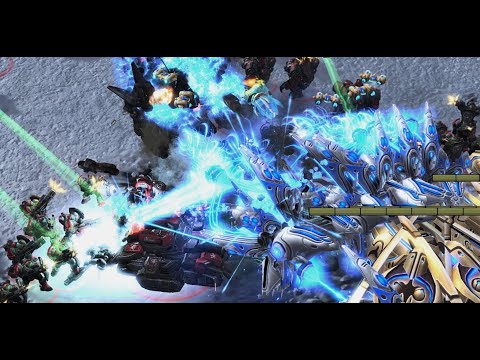 Brave Noob World - Monty (T) vs XxNoFatexX (P) on Lightshade - StarCraft 2 - 2021