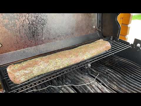 Schweinerücken vom Gasgrill 🔥