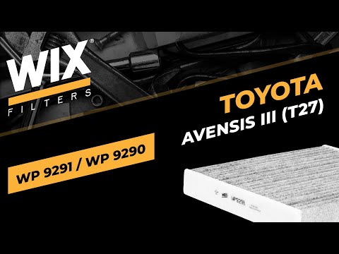How to change a cabin filter? - Toyota Avensis III (T27)