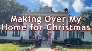 EPIC Christmas Transformation| Decorating My 100 Year Old Historic Home For Christmas