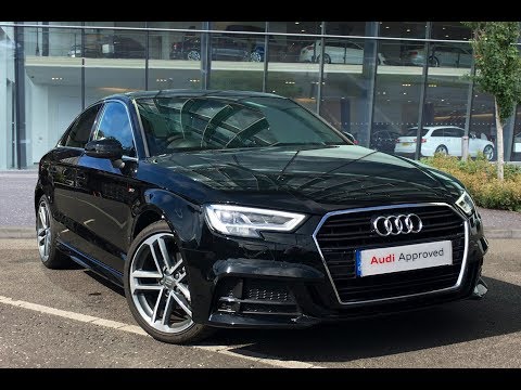 LC17OZU AUDI A3 TDI S LINE BLACK 2017, West London Audi