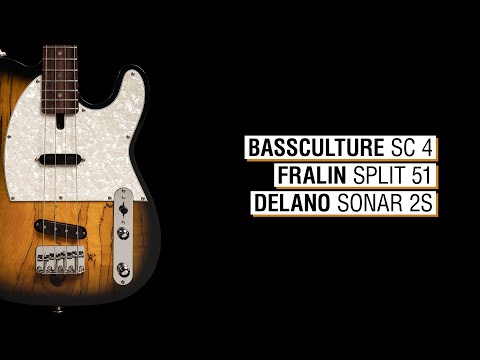 Bassculture SC 4 + Fralin Split 51 + Delano Sonar 2S - Maruszczyk Mr. Tee 4a 30" Short Scale