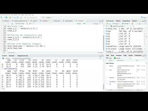 Data Table Basics in R VIDEO | educational research techniques