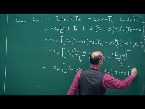 Thermodynamik Grundlagen I - Zweiter Hauptsatz der Thermodynamik  - VL 7 - Prof. Motschmann