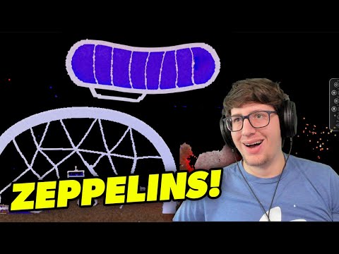 ZEPPELINS CRASH and DOME TESTING in Space Simulation Toolkit!