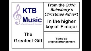 The Greatest Gift (James Corden)*in F *higher key