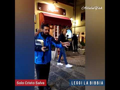 Il pastorello Stefano Ansaldo e la sua setta dei Solo Cristo Salva sono i veri idolatri.