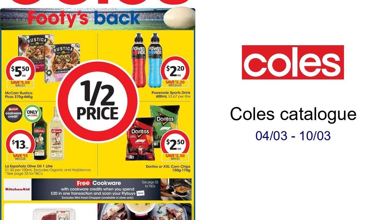 Coles catalogue  04/03 - 10/03