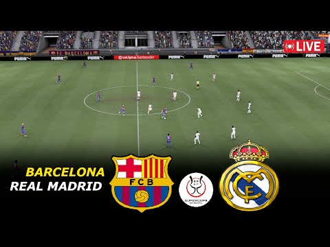 🔴Real Madrid vs Barcelona  | Supercopa de Espana Final 2025/26  | eFootball Pes 21 Simulation