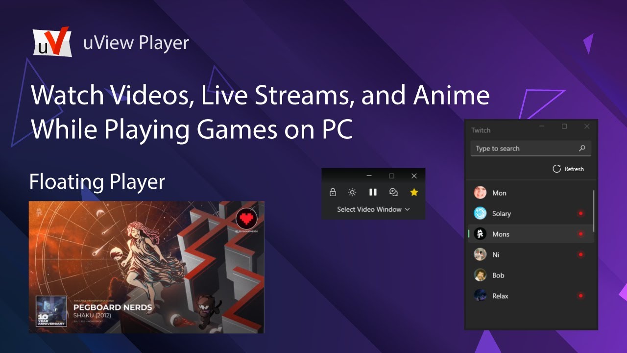 Watch Youtube videos anytime! Whether while playing games or using another app - YouTube