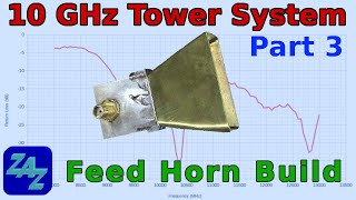 Tower-Mounted 10 GHz Transverter System, part 3 - Making My Feedpoint Horn