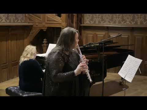 Мелани Бони "Скерцо" из сонаты для флейты. Исп. Елена Исаева (флейта) и Елена Лебедева (фортепиано)