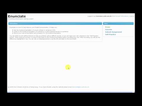 Enunciate - An online computer-aided pronunciation training system