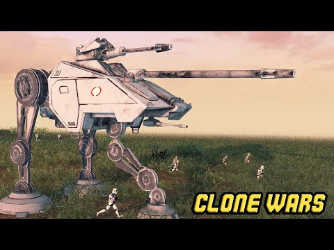 The Battle of Naboo: Clone Army vs Droid Army - Men of War: Star Wars Mod