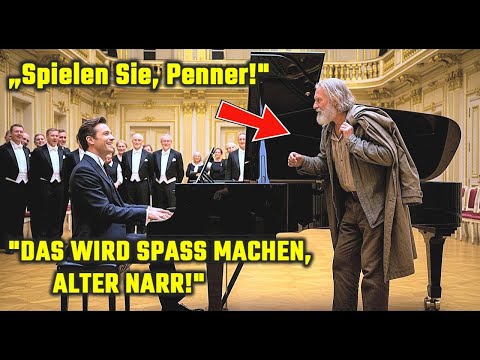 „Spielen Sie, Penner! Der LEGENDÄRE Pianist zerbrach ihre Arroganz mit EINER Melodie.