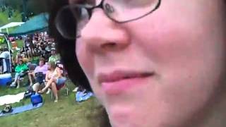 Katie Rocking out to House of Heros at Purple Door 2010