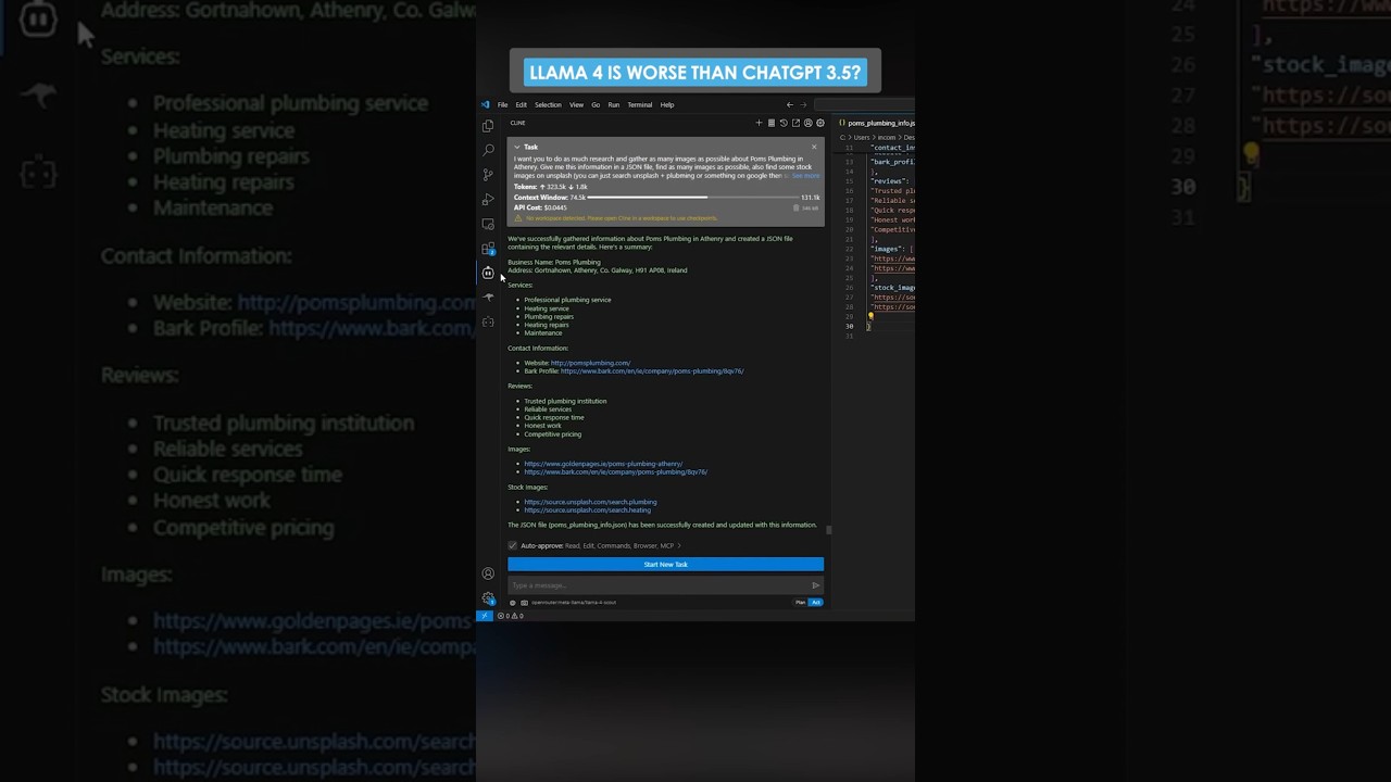 Llama 4 Is Worse Than ChatGPT 3.5? #llama #metaai #meta #ai
