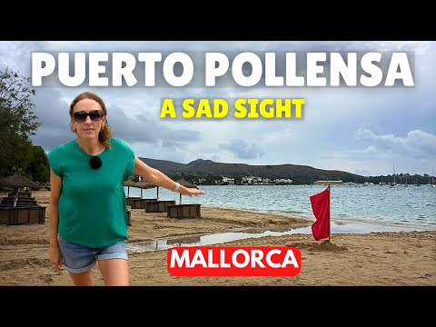 STORMS CAUSE HAVOC in Puerto Pollensa, Mallorca, Spain