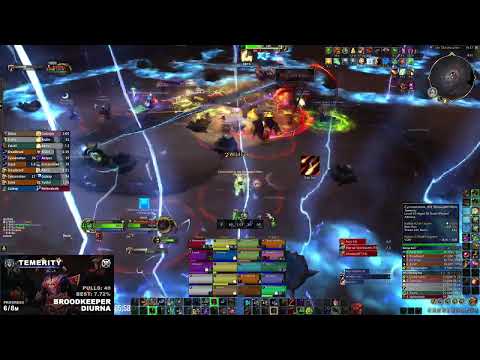 Temerity vs. Mythic Broodkeeper Diurna - Restoration Druid PoV - US 37