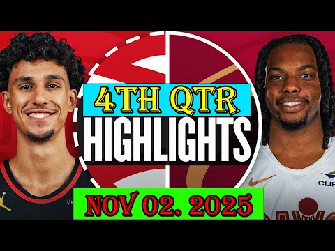 Cleveland Cavaliers vs Atlanta Hawks 4th Qtr Nov 02.2025 Highlights | NBA hightlight